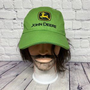 John Deere Hat Cap Strap Back Green Embroidered Cotton FERSTEN Martin DEERLINE